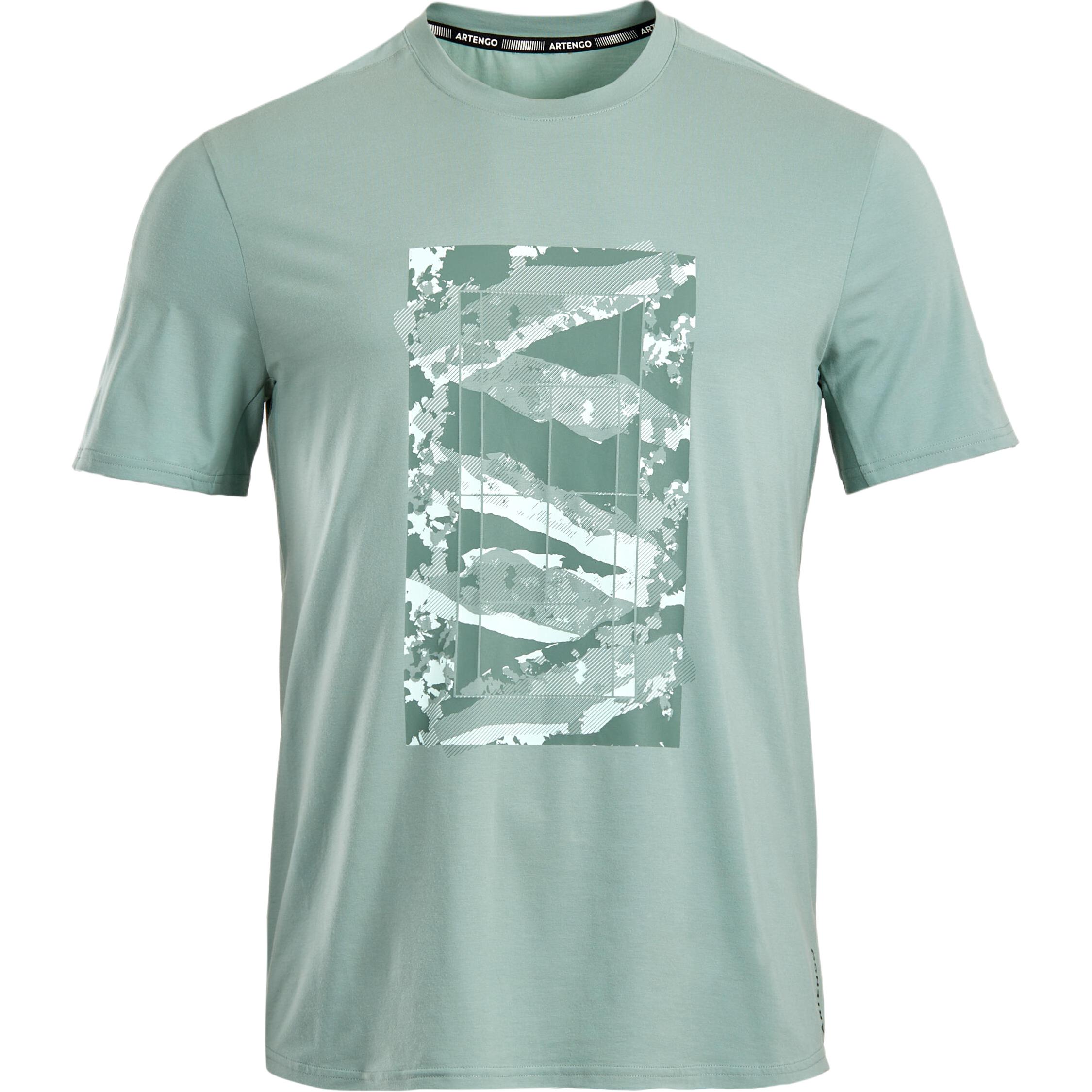 

DECATHLON Soft Stretch Short Sleeve T-Shirt Men s Green Jade Color M