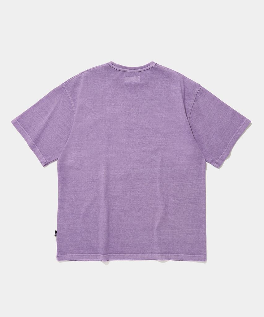 COLUMBIA UNIVERSITY Columbia Tot Dyed S/S T-Shirts_Vintage Purple