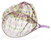 64 Titanium Landing Net PE 10 Set Ultra Light 270g Purple Anodized Sea Bass Titanium Landing Net + No. Hand-Knitted (Colorful Pattern)