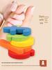 Cross-border Fun Wooden Word Battle Game: 26 Alphabet Matching Blocks Educational Toy