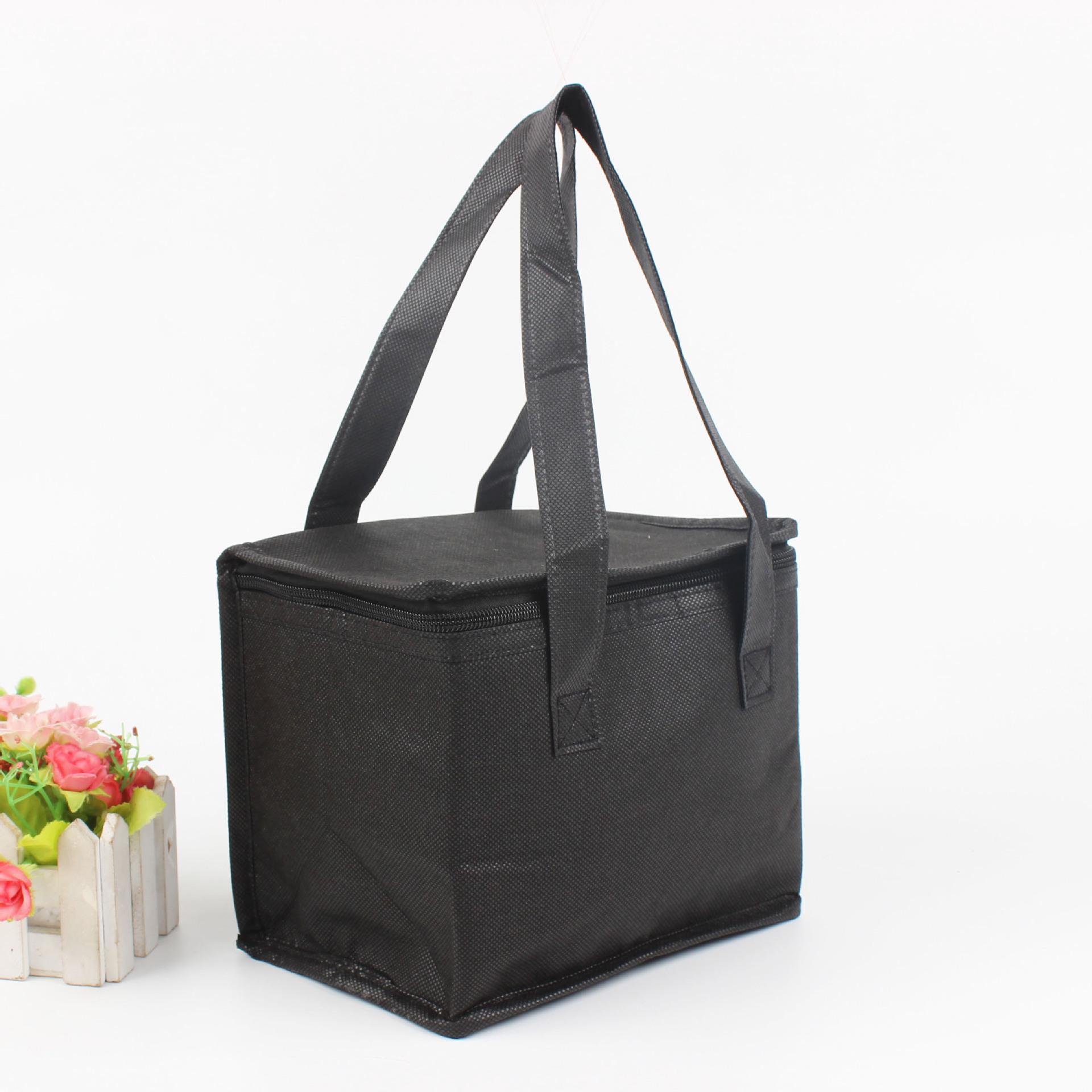 

Складная термосумка для ланча на открытом воздухе с алюминиевой фольгой и нетканым материалом