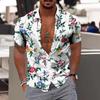 Camicia Comoda da Uomo Albero di Cocco Stampa 3D Hawaiana Spiaggia S-6XLl Manica Corta Top alla Moda Casual