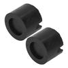 2pcs Slotted Design Jack Pad Adapter Rubber Material Vehicle Lift Adapter  For Car SUV