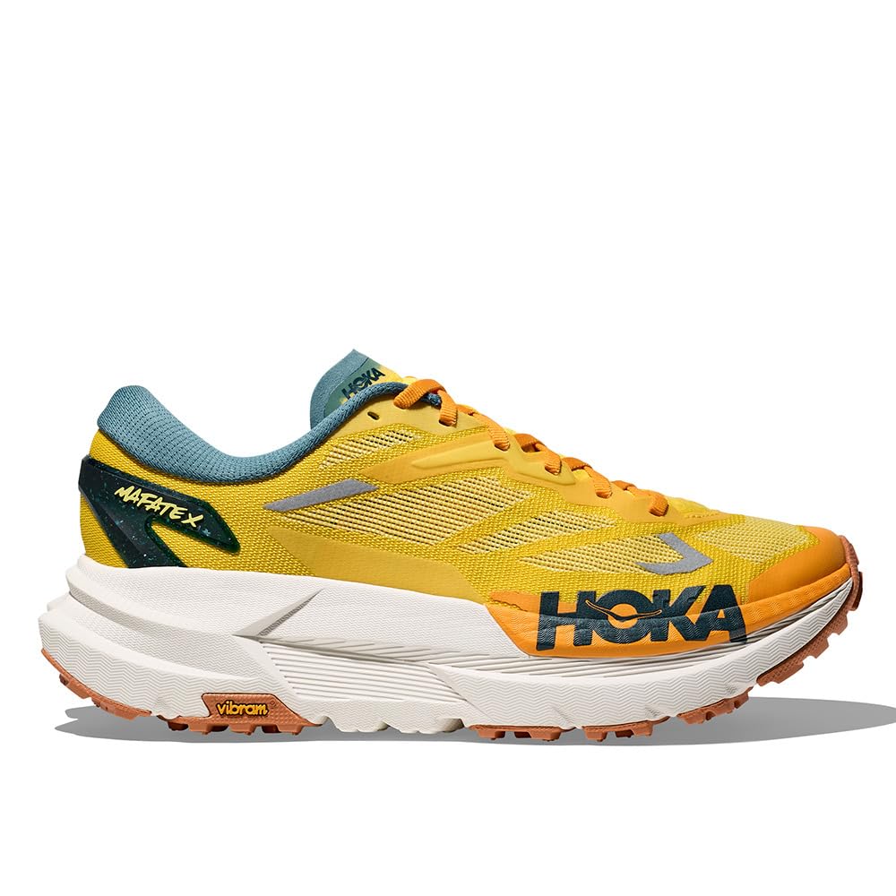 HOKA Mafate X Trail Running Shoes (1161990-ZTM) (Yellow/Size 28.5/Men's)