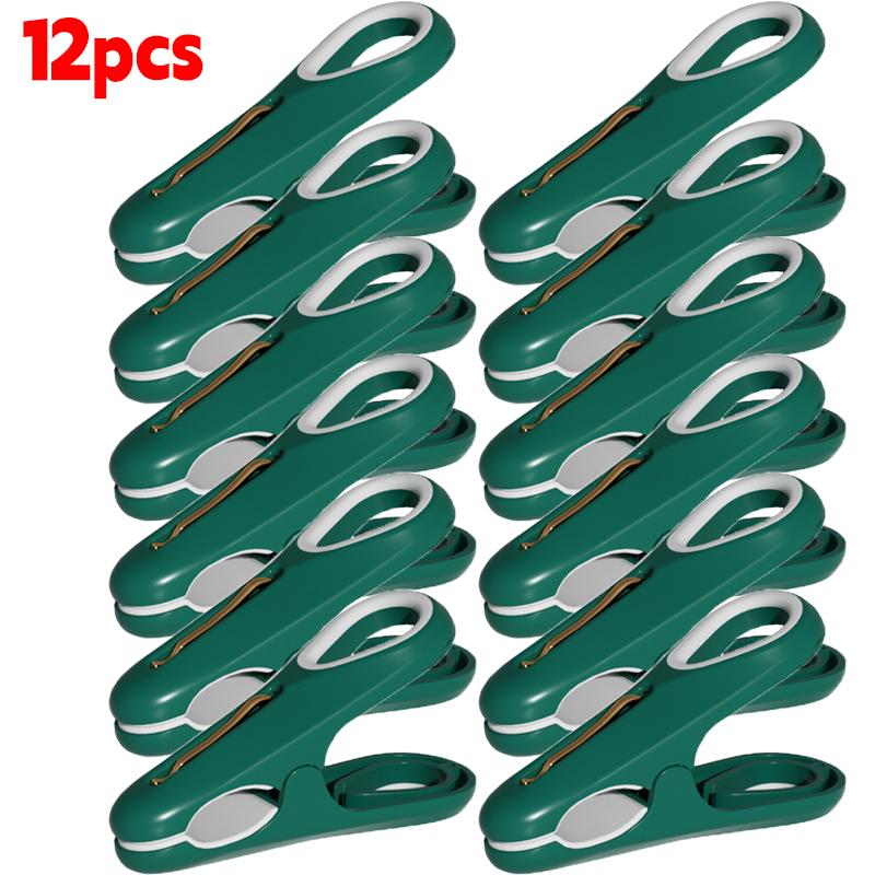 3/30pcs Plastic Clothes Pins Non-slip Anti-Rust Springs Heavy Duty Windproof Clothespins Household Bedroom Towel Peg Clamps