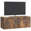 Wall Mounted TV Cabinet Smoked Oak 78.5 x 31 x 30 cm