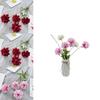 Wedding Reception Artificial Flower Wall With Silk Material For Photo Booth Decor