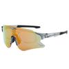 Oversized Sports Goggle Men  New Mirror Outdoor Anti-UV Cycling Sunglasses Women Trendy Windproof Protective Shades