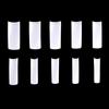 kads 500pcs Long Square Half Cover False Nail Tips No-Crease White Nature Clear 10 Sizes Nail Art Tools Manicure Fake Nails