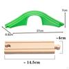 Railway Bridge Figurine Wooden Train Track Expansion, Simulation, DIY for