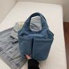 Multi-Color Fabric Handheld Tote Bag Lightweight Spacious Casual Daily Use Bag