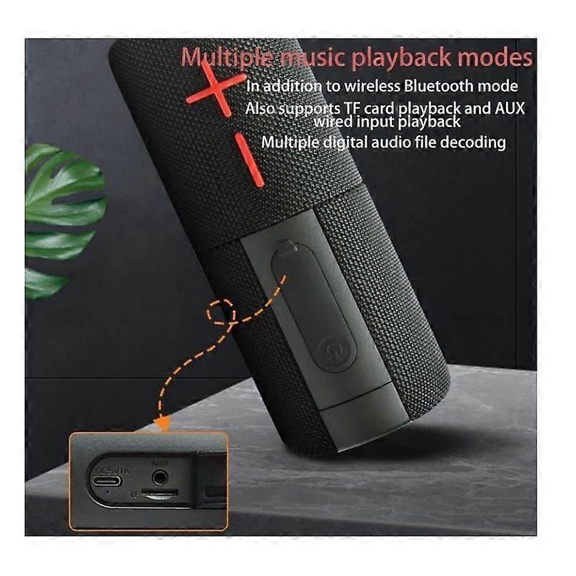 Split Wireless Bluetooth Speaker 20W Powerful IPX6 Waterproof TWS HIFI Stereo Surround with RGB Light Aux TF Card Caixa De Som
