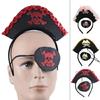 Fun Headbands Halloween Pirate Eyepatch for Party Glitter Headwear Photo Props