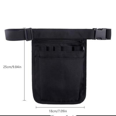 Adjustable Nurse Fanny Pack Portable Large Capacity Oxford Cloth Nurse Pouch Waist Bag Multi Compartment Pocket Belt Organizer