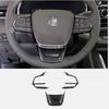 Carbon Fiber Steering Wheel Trim 3pcs For Toyota Highlander -2024