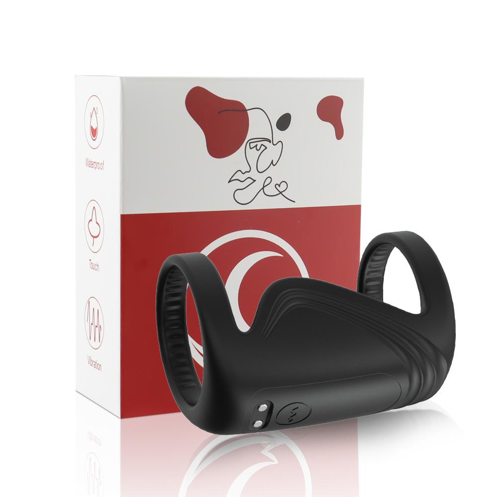 APP Remote Control Wearable Penis Sleeve Cock Ring Vibrator Men Couples Vibrating Rings Penis Delay Trainer Stimulator Sexy Toys Delayed ejaculation