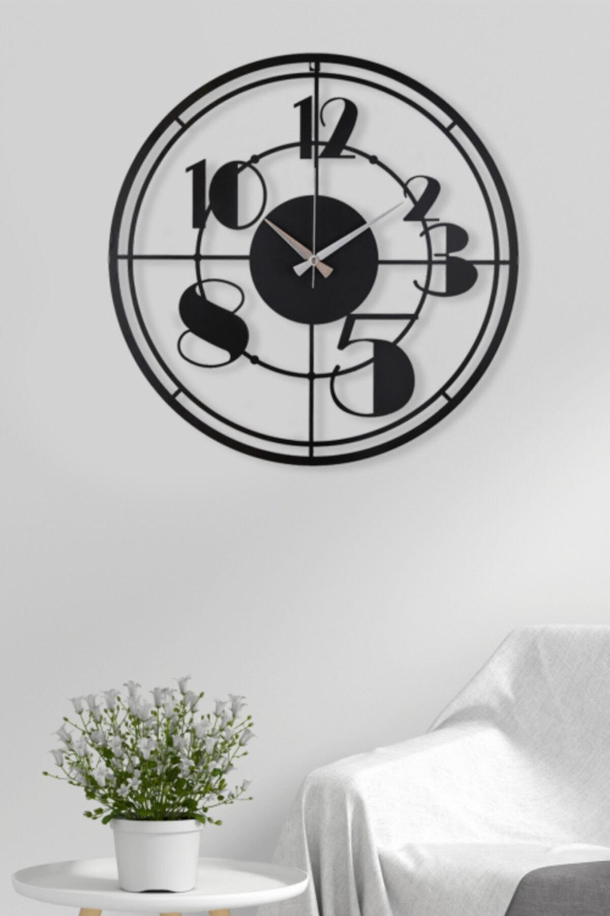 

Muyika Netro Черные металлические настенные часы 50x50см Mds-50 50x50