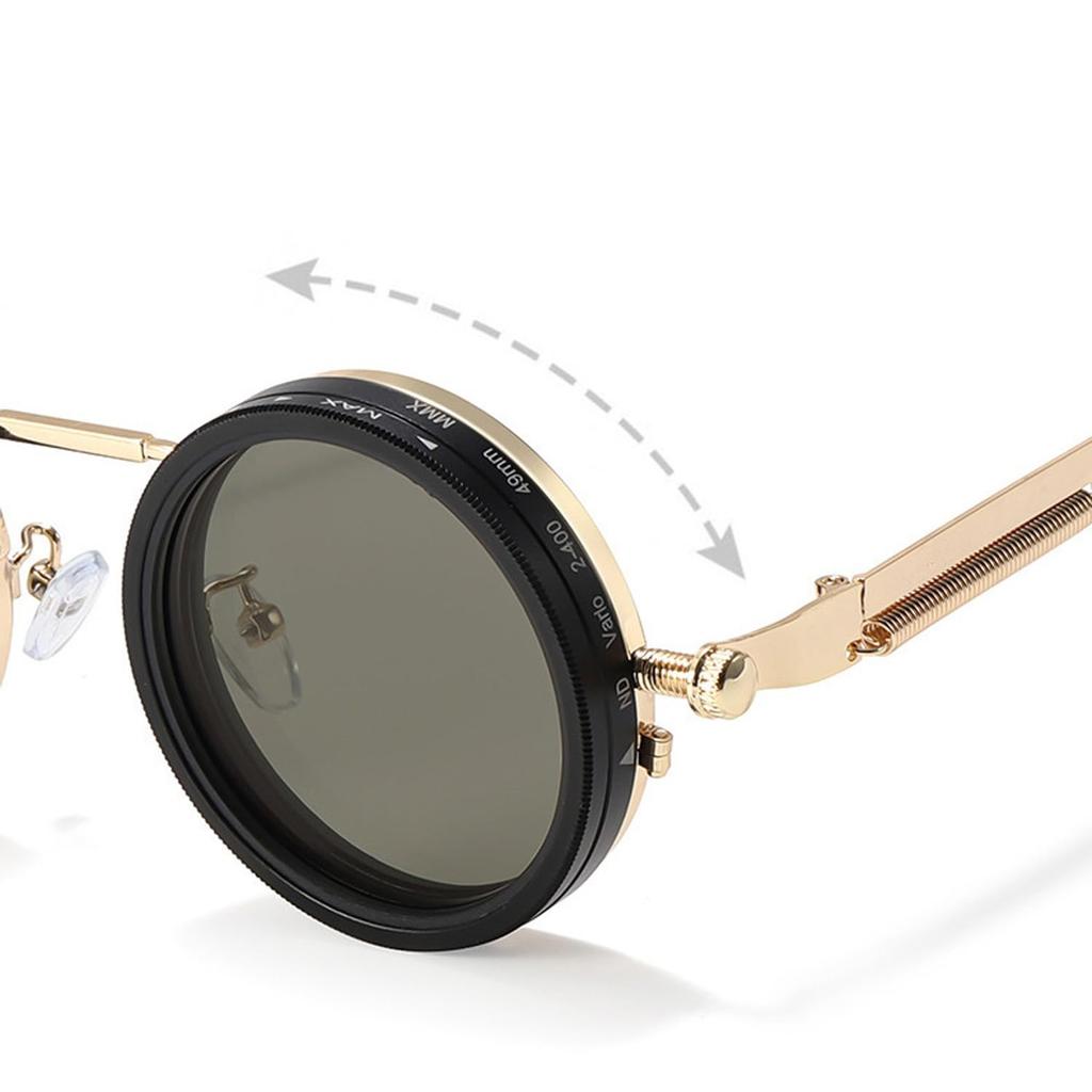 Photochromic Manually Adjustable UV Metal Polarized Lenses [EPTIS] Men's Sunglasses, Sunglasses, Lenses, Protection, Driving, Motorcycle, Frame,