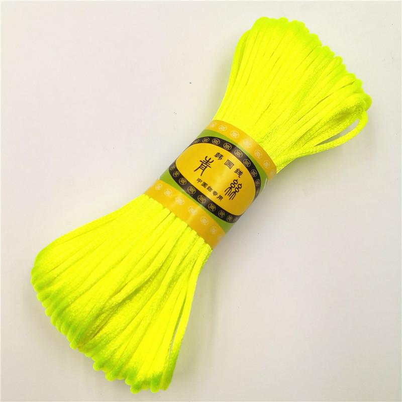 

LNRRABC 3 мм x 20 м 23 цвета бархатная веревка DIY фурнитура ювелирные изделия шнур нить кружево корейский провод флуоресцентный зеленый