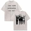 Rock Band Tan Bionica Chano  Graphic T Shirt Men Women Harajuku Streetwear Tshirt  Cotton Oversized Vintage Washed Tshirt