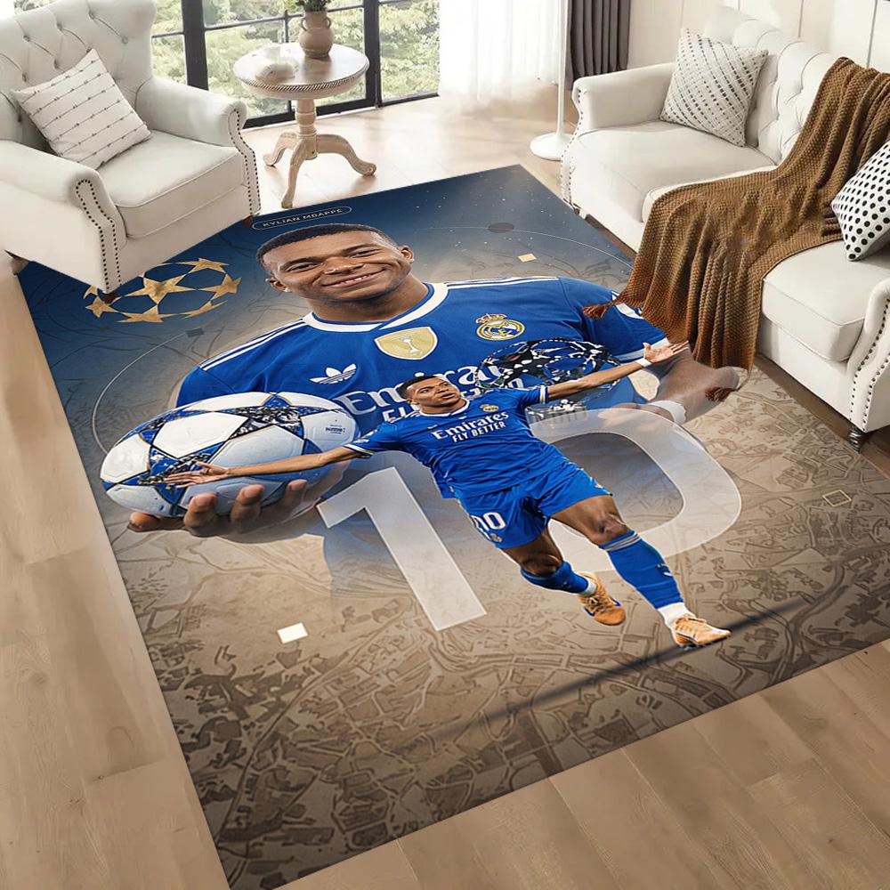 Mbappe 40 Carpet Suitable for Bedrooms Entryway Dining Room Playrooms Anti-slip Rug Office home decor Gift for Festivals