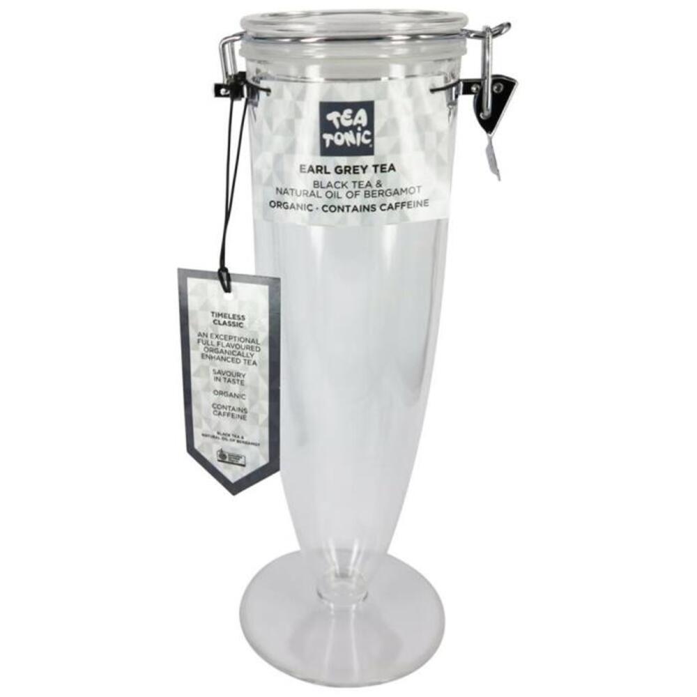 Tea Tonic Display Cone Jar EMPTY Earl Grey
