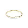 Swarovski Gold Tone Open Bangle Bracelet 5761639 5750440