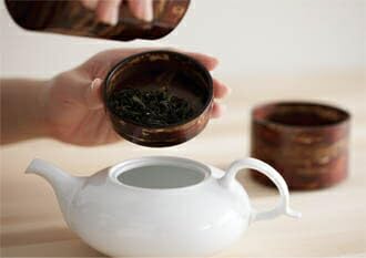 Full Leather Tea Caddy Plain Leather 30200 (flat)