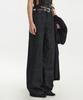 YOUTH Wide Denim Pants (W) - Washed Black