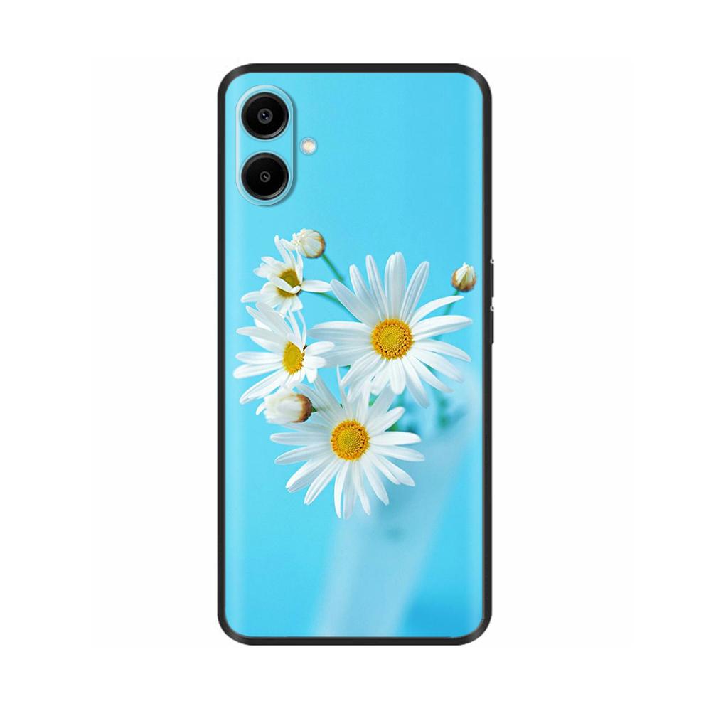 For Samsung Galaxy A06 Case Luxury Black Silicone Painted For Samsung Galaxy A06 SM-A065F Cases Bumper TPU Phone Protector Cover