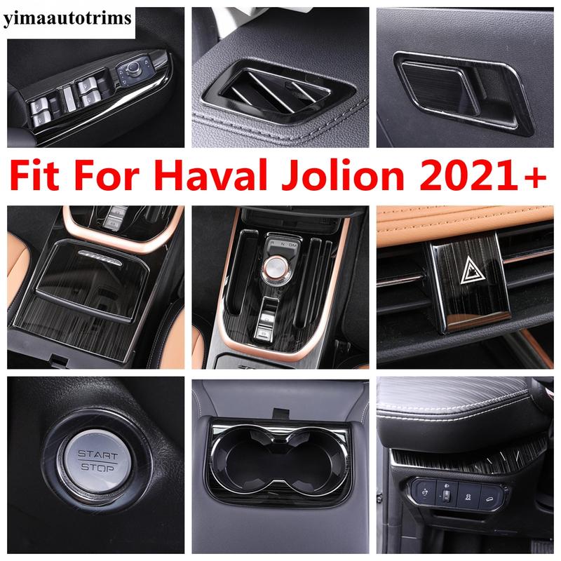 Start Stop Button / Warning Light Lamp / Water Cup / Glove Box / Dashboard Air AC Cover For Haval Jolion - 2024 Accessories