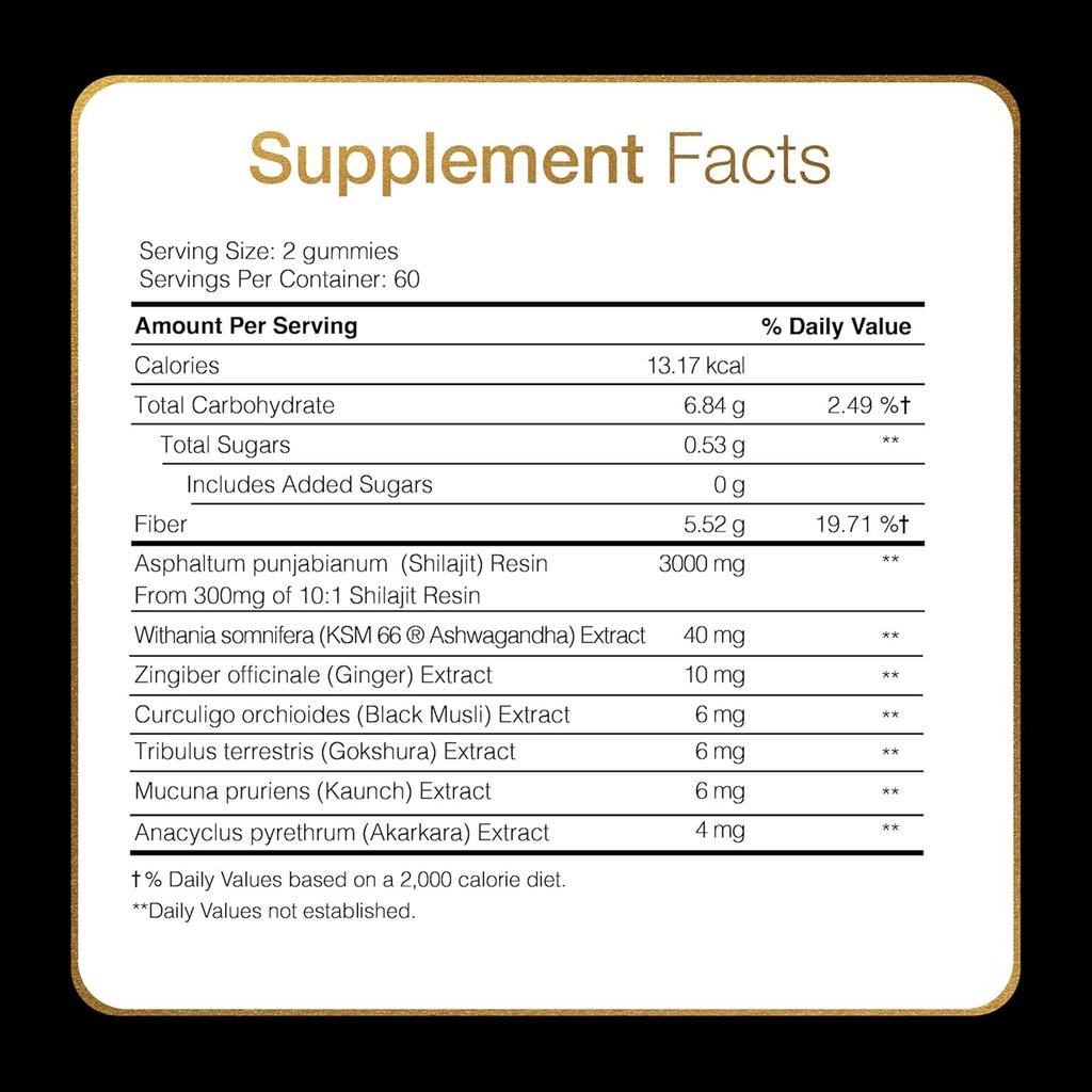 All-natural Shiraiji Gummies, Rich In Ashwagandha and Ginseng Extracts, Promote Muscle Recovery, Suitable for Adults.