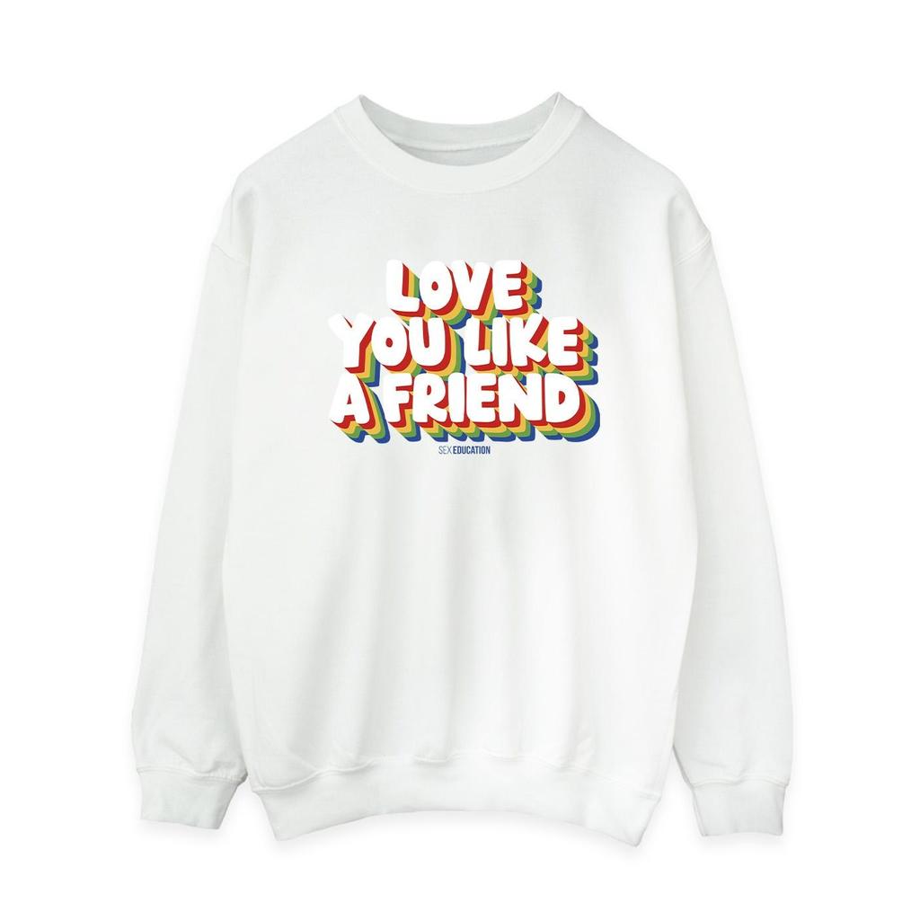 Netflix Womens/Ladies Sex Education Love Like A Friend Sweatshirt