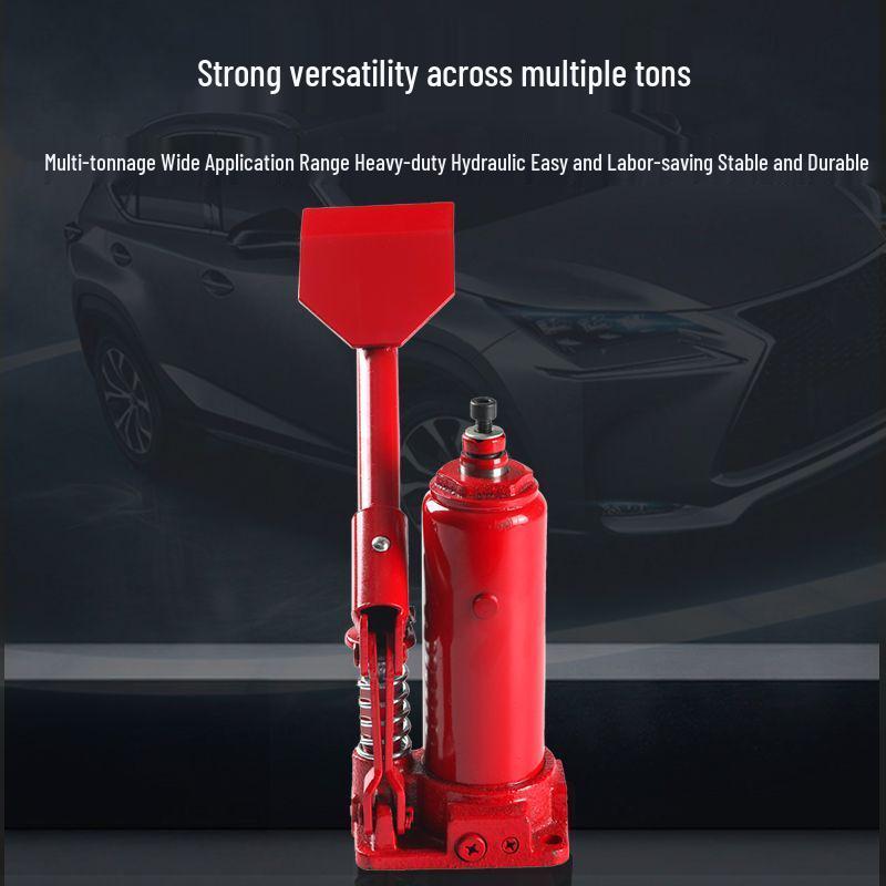 3-Ton Foot-Operated Hydraulic Jack for Small Cars and SUVs, Vertical Type, with Diamond Drill Stand.