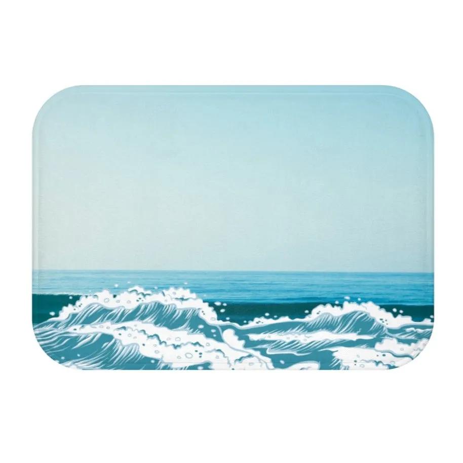 

Ocean Waves Bath Mat 75x75x45cm