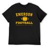 EMERSON FOOTBALL Undefeated College Football T-Shirt Customs Design Your Own Fashion Shirts Football T Shirt Plain T Shirts Men