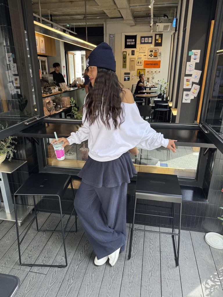 Dearsis Layered Skirt Pants (Navy)
