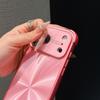 Anti-Drop Metal Paint Phone Case for Apple 17 Pro Max/iPhone 16 with Aurora CD Pattern Lens