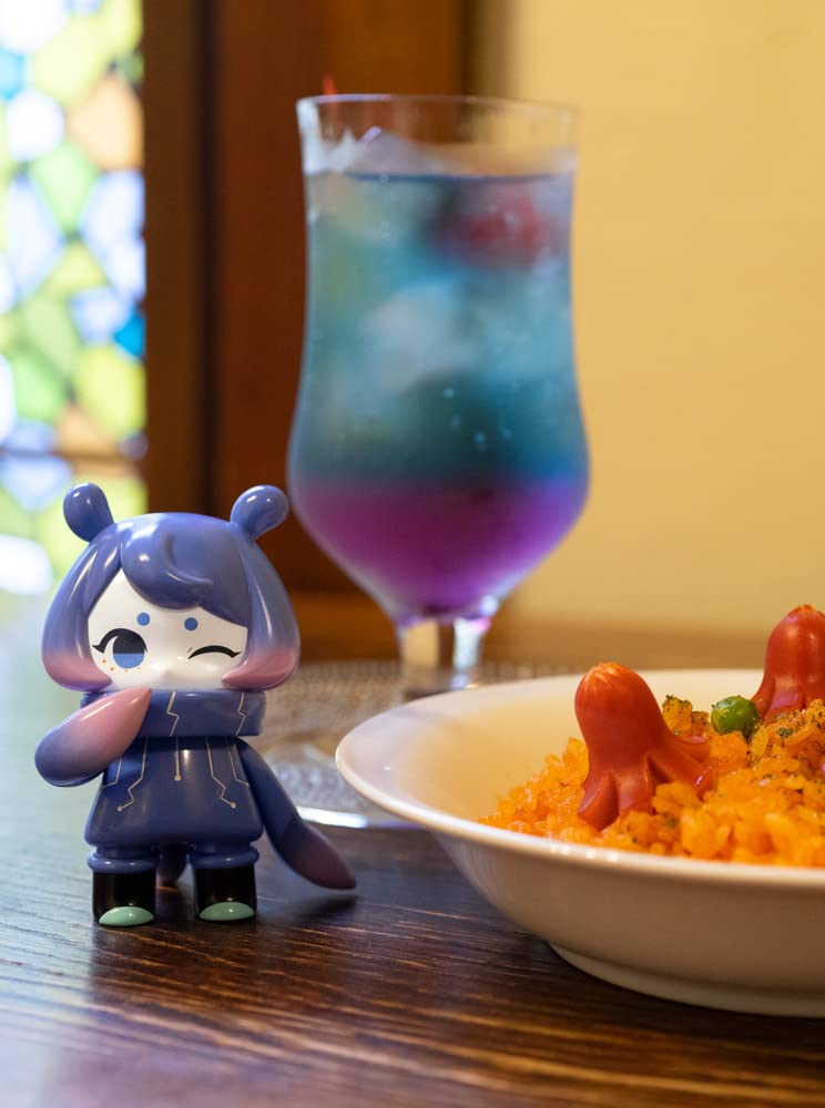 Hinomoto Heavy Industries Marine Exploration Robot Denshitako 3 Color PVC Painted Complete Figure AF002 No. [Aquarium Ver.] Non-scale