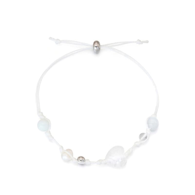 engbrox Kitsch Heart Pearl Bracelet