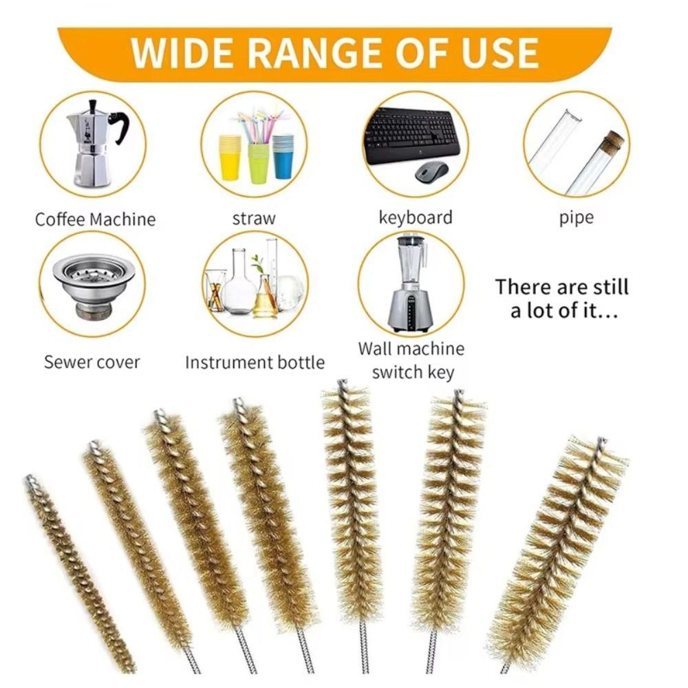 Entstaubung Kupferdraht Rohrbürste Rostentfernung Kupferdrahtbürste Tragbare Drahtbürste