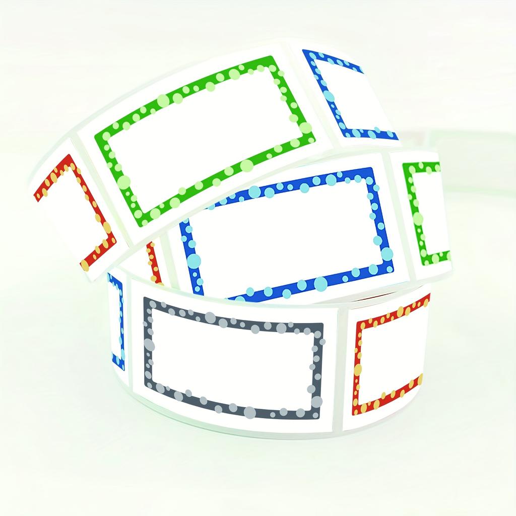 250 stuks Waterdichte Labelstickers Verwijderbare Zelfklevende Labels Kleurrijke Creatieve Stickers voor Diverse Scènes Categorie-indeling en Markering