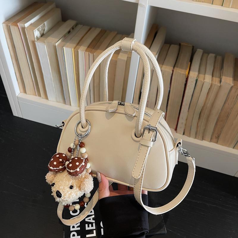 Fashionable Ladies Handbag Cute Semi-Circle Simple Large Atmosphere Single Shoulder Women's Crossbody Casual Small Bag