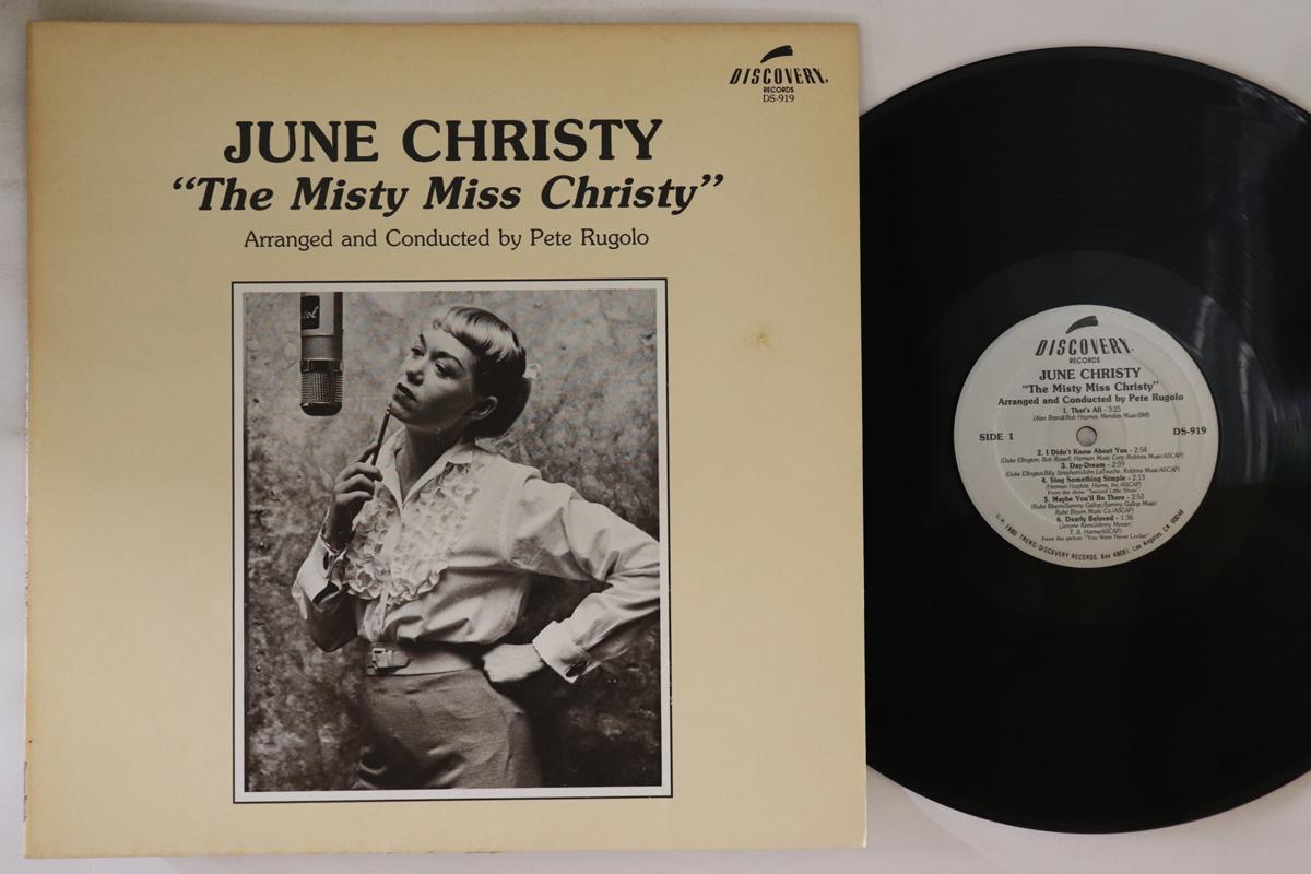

LP Record JUNE CHRISTY Misty Miss Christy DS919 DISCOVERY 1985 US Jazz Used