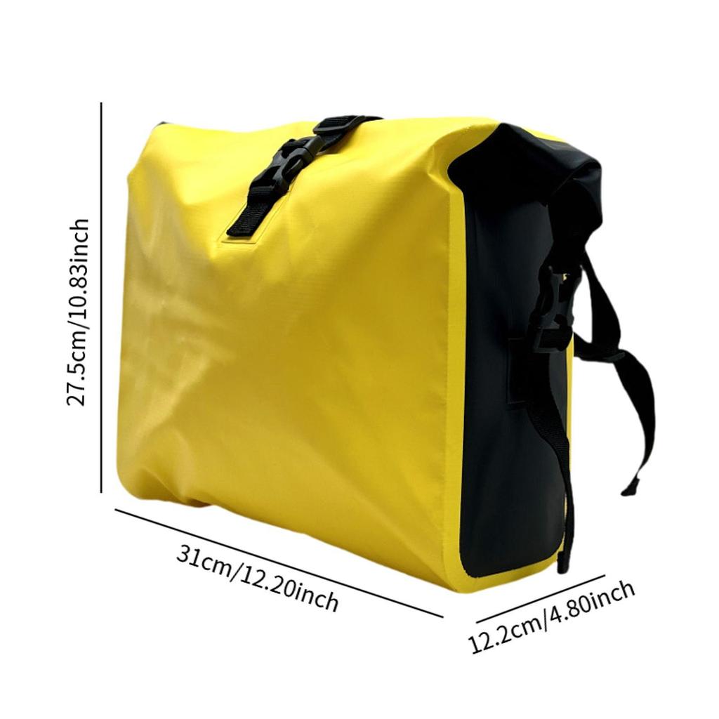 Vattentät cykelväska Bakre cykelväska för pendling Lastcykling