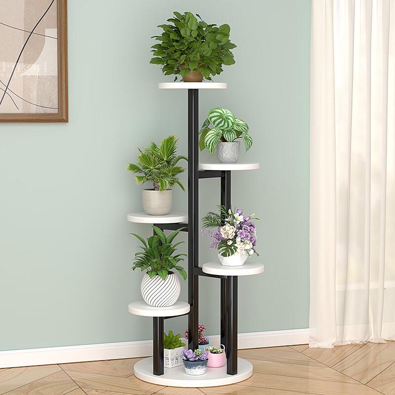 5-Tier Wrought Iron Floor Plant Stand