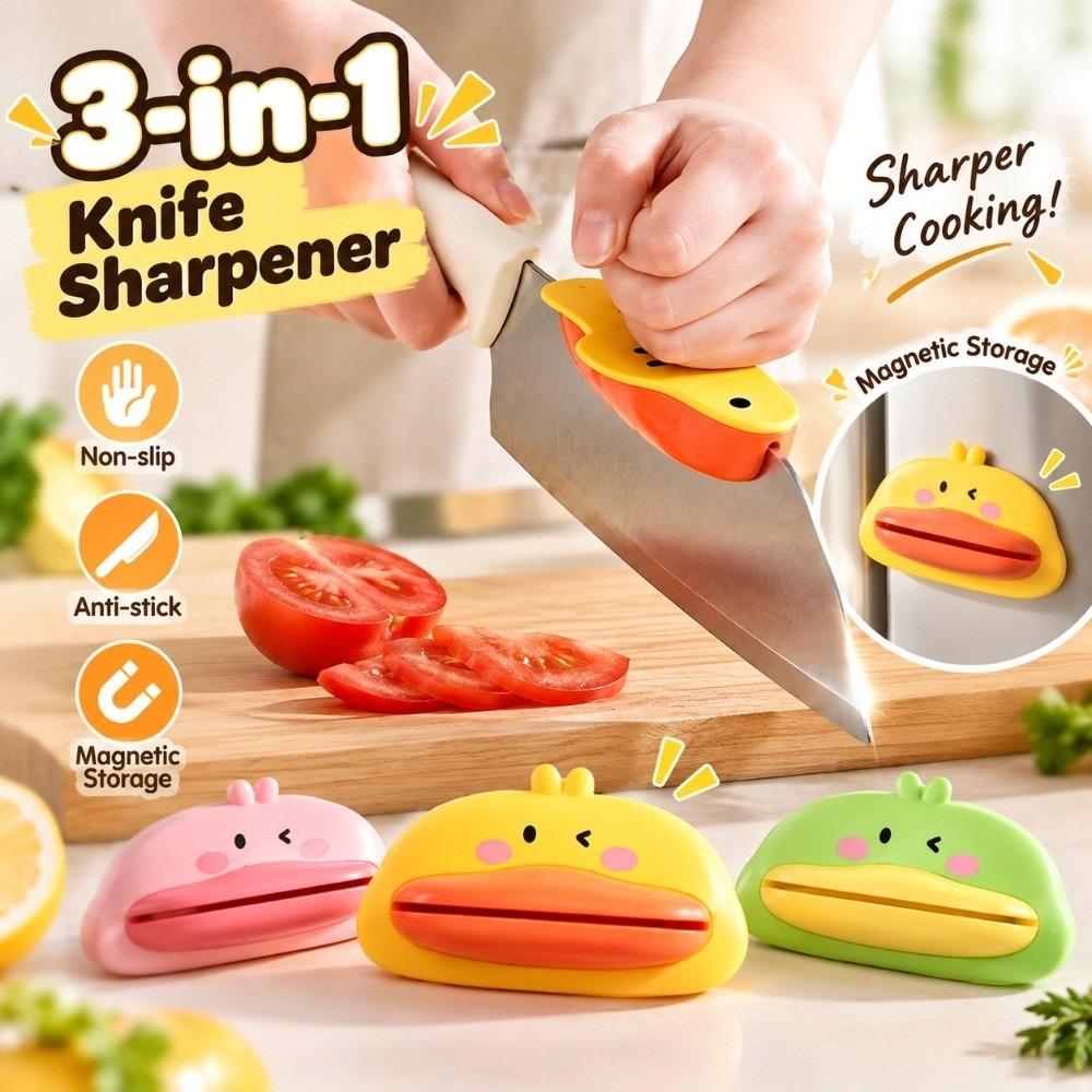 3-in-1 Knife Back Tool Compact Cutting Assist Tool Durable Kitchen Hand Guard Kitchen