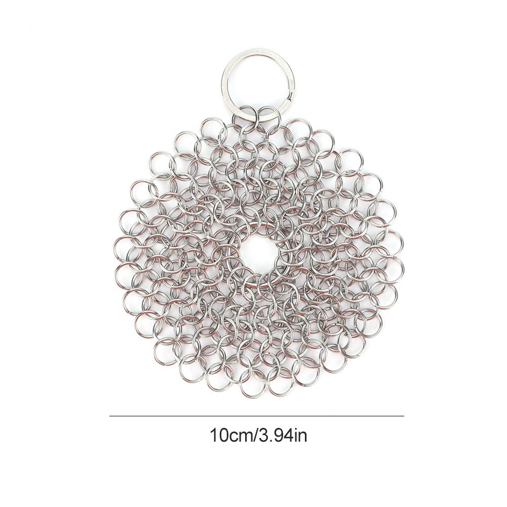 

316 нержавеющая сталь чугунный очиститель кольчуга скребок щетка сетка для сковороды домашняя посуда кухонный инструмент чистка кухонные мелочи