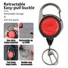 Retractable Fly Fishing Retractor Key Chain Buckle Fishing Scissor Holder Portable Carabiner Keychains with Strong Spring
