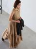 Life Store by Dress by BEAMS Tiered Sleeveless Maxi Dress BEIGE M [Beaming BEAMS] BMING Women's